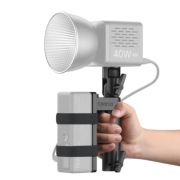 Ulanzi LA06 (L182) - grip, ręczny uchwyt do lamp z płytką montażową na powerbank